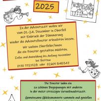 Anmeldung zum Adventsfenster 2025